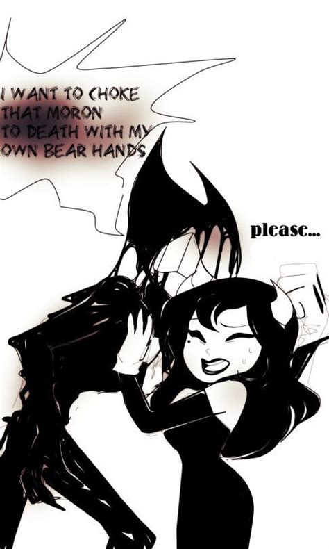 bendy and the ink machine alice and bendy|does alice angel hate bendy.